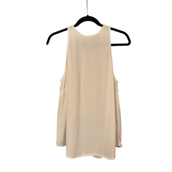 A New Day Women's Sleeveless Keyhole Racerback Pullover Tank Top Size L White - Picture 1 of 6
